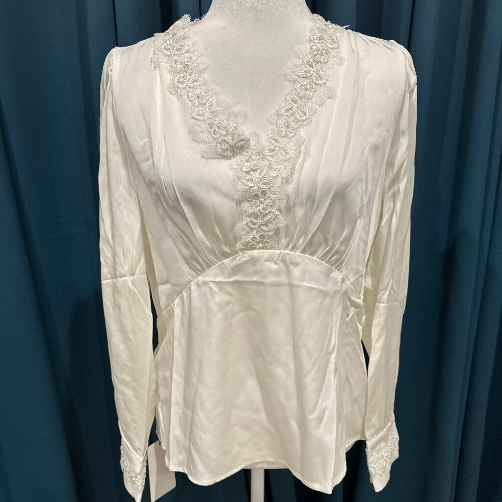 White Silk Shirt